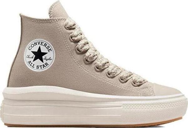 Converse Ctas Move Hi Kadın Günlük Ayakkabı A08307C Krem - Image 1