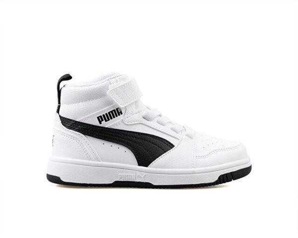 Puma Rebound V6 Mid Ac+ Ps Çocuk Günlük Ayakkabı 39383202 Beyaz - Image 1