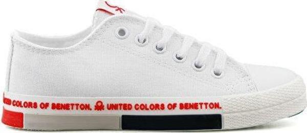 Benetton Bn 70017 Beyaz Kırmızı Kadın Günlük Ayakkabı BN-70017-BEYAZ-KIRMIZI Beyaz - Image 1