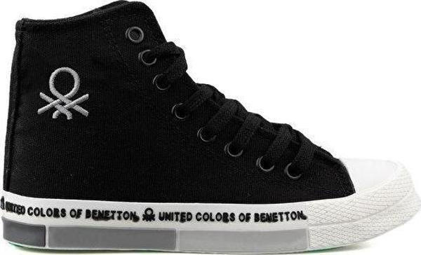 United Colors of Benetton Bn 70021 Siyah Beyaz Kadın Günlük Ayakkabı BN-70021-SIYAH-BEYAZ Siyah - Image 1