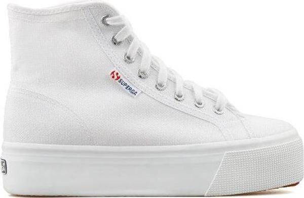 Superga 2708 Hi Top Kadın Günlük Ayakkabı S41273W-901-SP Beyaz - Image 1
