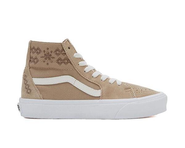 Vans Sk8-Hi Tapared Kadın Günlük Ayakkabı VN0009QP4MG1 Kahverengi - Image 1