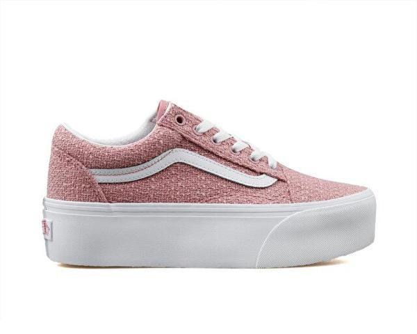 Vans Old Skool Stackform Kadın Günlük Ayakkabı VN0009PZC3S1 Pembe - Image 1