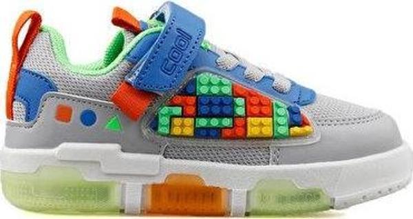 Cool Kids Legos Patik Gri Unisex Çocuk Günlük Ayakkabı LEGOS-PATIK-GRI Gri - Image 1