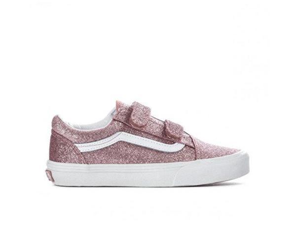Vans Old Skool V Çocuk Günlük Ayakkabı VN000CYDFSL1 Pembe - Image 1