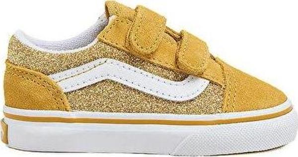 Vans Old Skool V Bebek Günlük Ayakkabı VN000CPZDFC1 Sarı - Image 1