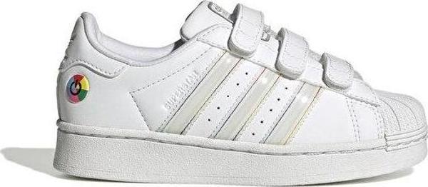 Adidas Superstar Led Lights Cf C Bebek Günlük Işıklı Ayakkabı JI0509 Beyaz - Image 1