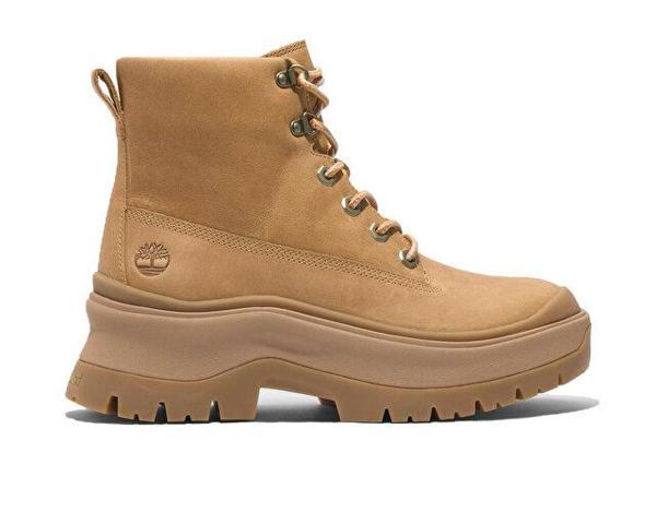 Timberland Roxie Lane Mid Lace Up Boot Kadın Günlük Bot TB0A295JEN11 Kahverengi - Image 1