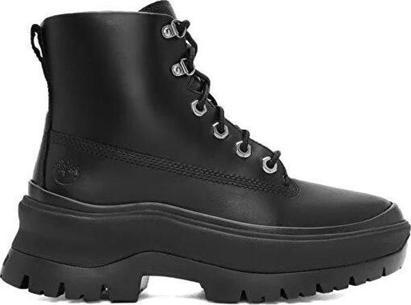 Timberland Roxie Lane Mid Lace Up Boot Kadın Günlük Bot TB0A295JW021 Siyah - Image 1