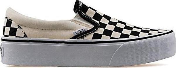 Vans Krem Kadın Günlük Ayakkabı Spor Vn00018Ebww1 Ua Classic Slip-On Platform - Image 1