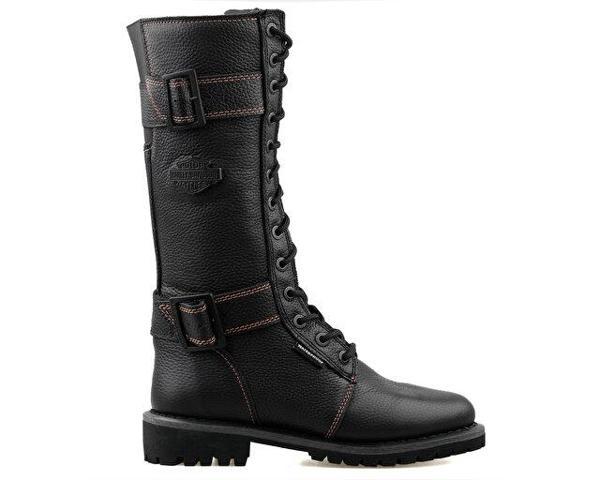 Harley Davidson Belhaven Wp Kadın Günlük Çizme 025Z100640-BLACK-DERI Siyah - Image 1