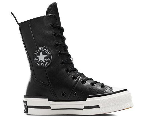 Converse Chuck 70 Plus X-Hi Kadın Günlük Bot A08340C Siyah - Image 1