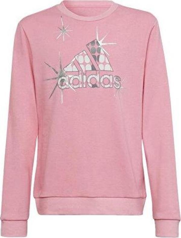 adidas G D Sweat Çocuk Günlük Sweatshirts HM4442 Pembe - Image 1