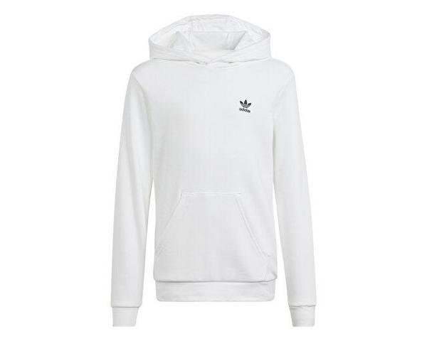 adidas Hoodie Çocuk Günlük Sweatshirt IU3044 Beyaz - Image 1