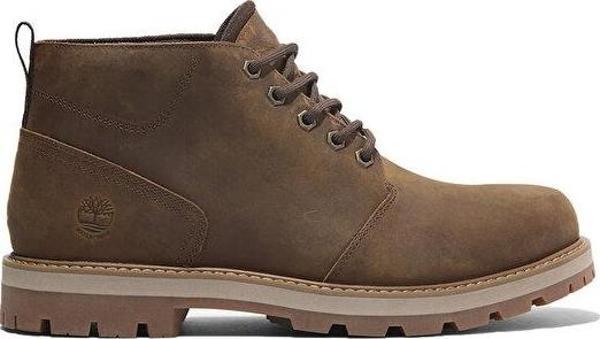 Timberland Britton Road Mid Lace Up Waterproof Chuk Erkek Günlük Bot TB0A69TWEM61 Kahverengi - Image 1