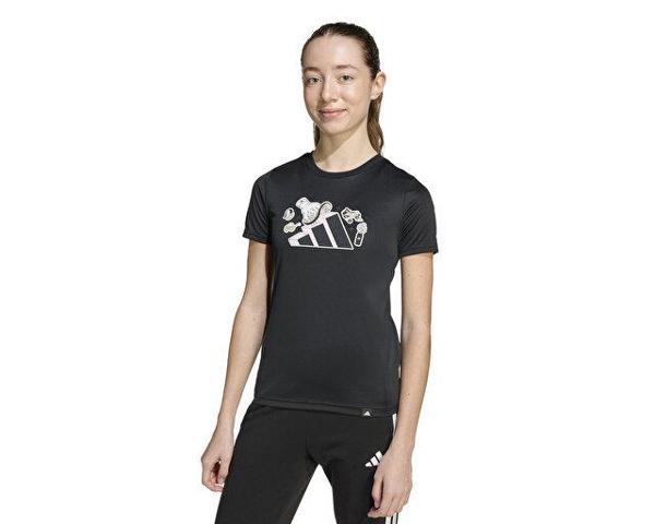 adidas Jg Animal T 2 Çocuk Günlük Tişört JV5202 Siyah - Image 1