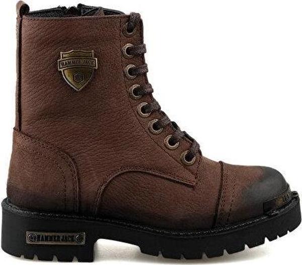 Hammer Jack 102 17600 F Kahve Yıkama Nubuk Çocuk Günlük Hakiki Deri Bot 102-17600-F-KAHVE-YIKAMA-NUBUK Kahverengi - Image 1