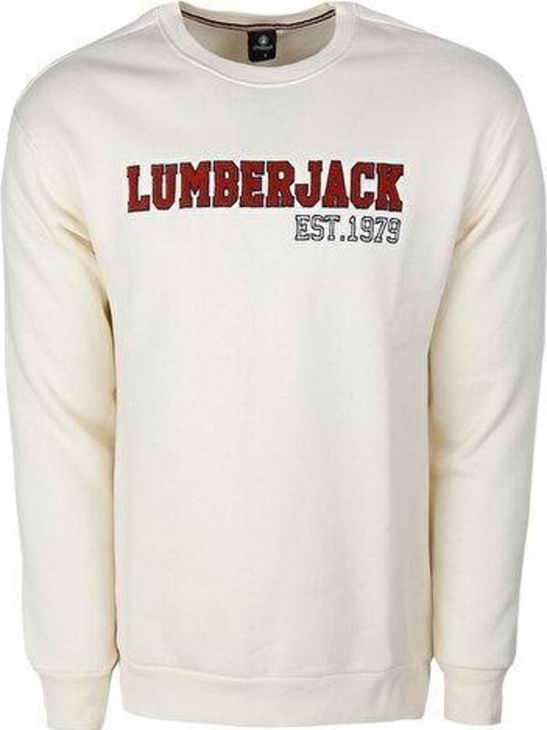 Lumberjack 3W Ml Uneg 16Ty 505 3Pr Erkek Günlük Sweatshirts 101441605 Krem - Image 1