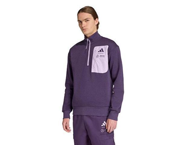 adidas Mer Pw Flctop M Erkek Günlük Sweatshirt JX8815 Mor - Image 1