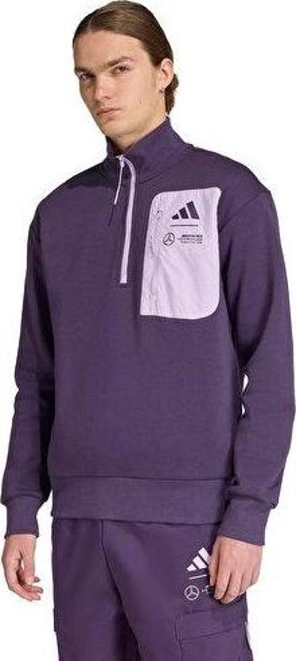 adidas Mer Pw Flctop M Erkek Günlük Sweatshirt JX8815 Mor - Image 1