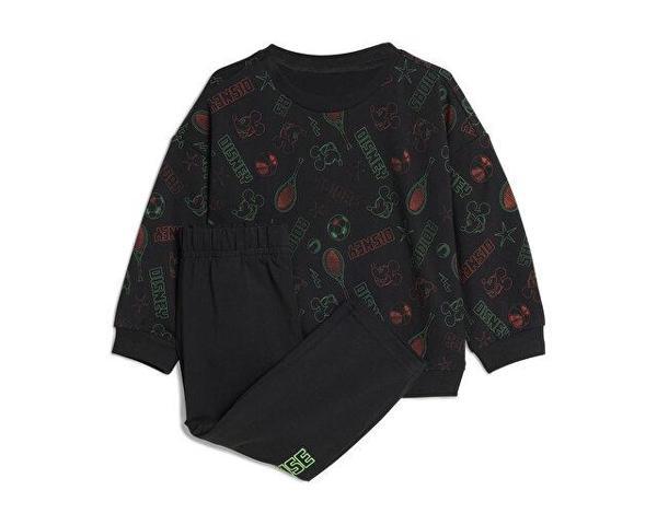 adidas I Disney Mickey Mouse Jog Bebek Günlük Eşofman Takımı JM0816 Siyah - Image 1