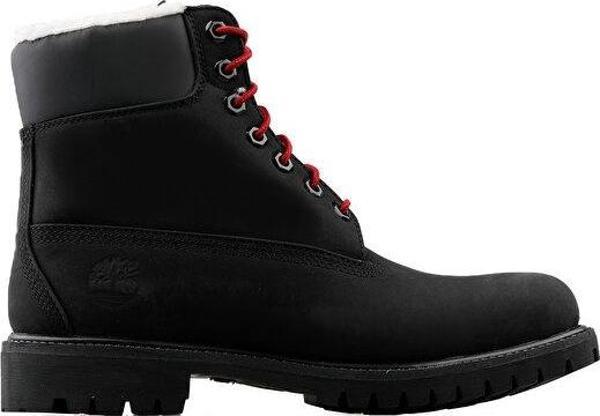 Timberland 6 in Premium Fur Warm Lined Boot Erkek Günlük Bot TB0A2EDY0011 Siyah - Image 1