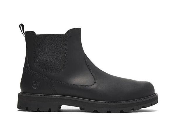 Timberland Britton Road Mid Chelsea Boot Erkek Günlük Bot TB0A6A4WW021 Siyah - Image 1