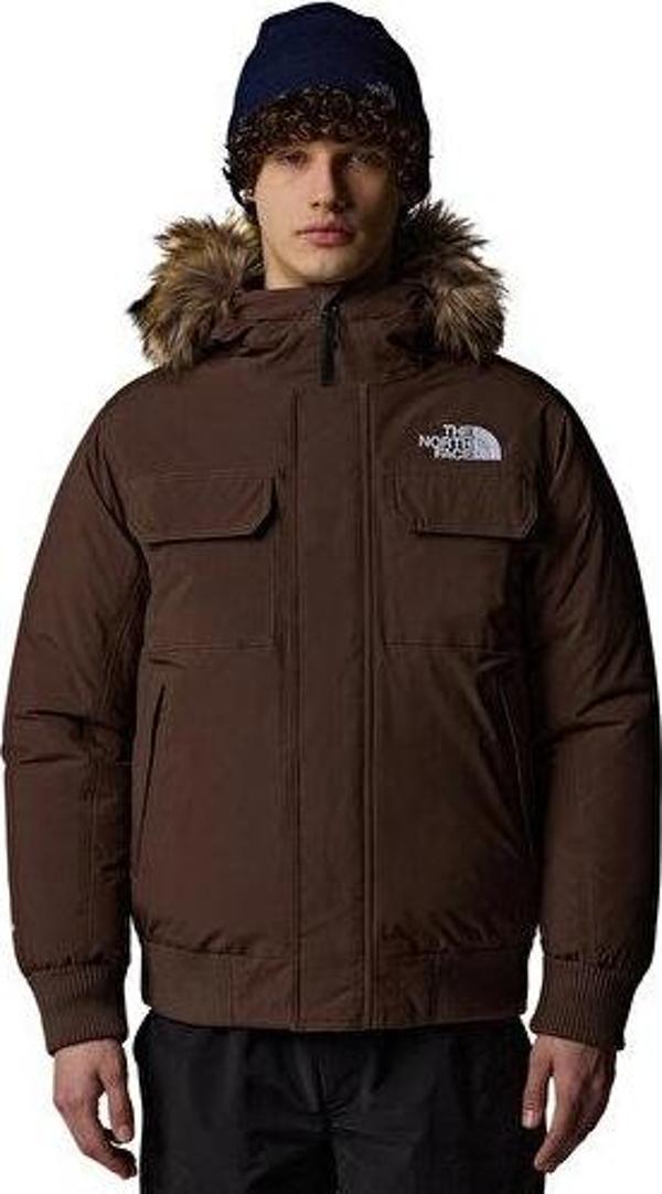 The North Face M Mcmurdo Bomber Erkek Günlük Mont (600 Dolgu Kaz Tüyü) NF0A5GD91OI1 Kahverengi - Image 1