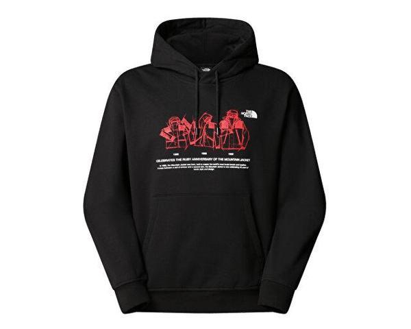 The North Face U Mnt Jacket Anniversary Relaxed Hoodie Erkek Günlük Sweatshirts NF0A8DN7JK31 Siyah - Image 1