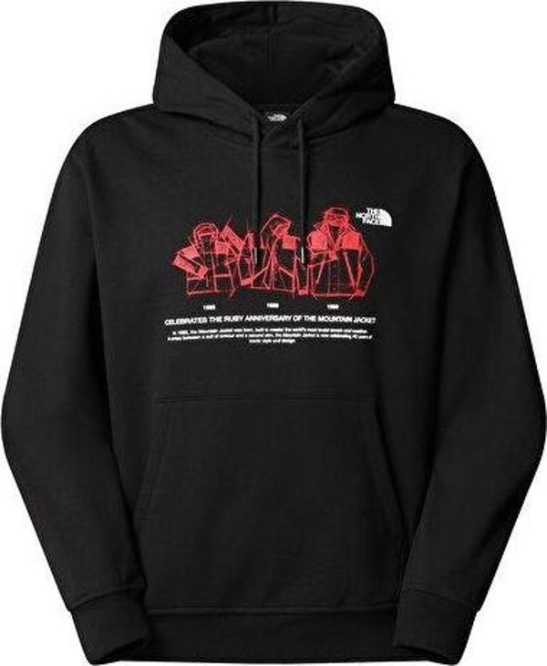 The North Face U Mnt Jacket Anniversary Relaxed Hoodie Erkek Günlük Sweatshirts NF0A8DN7JK31 Siyah - Image 1