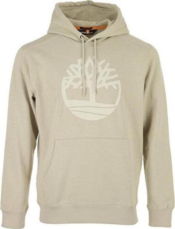 Timberland Core Logo P/O Hood Bb Erkek Günlük Sweatshirts TB0A2BJHCY21 Krem - Image 1