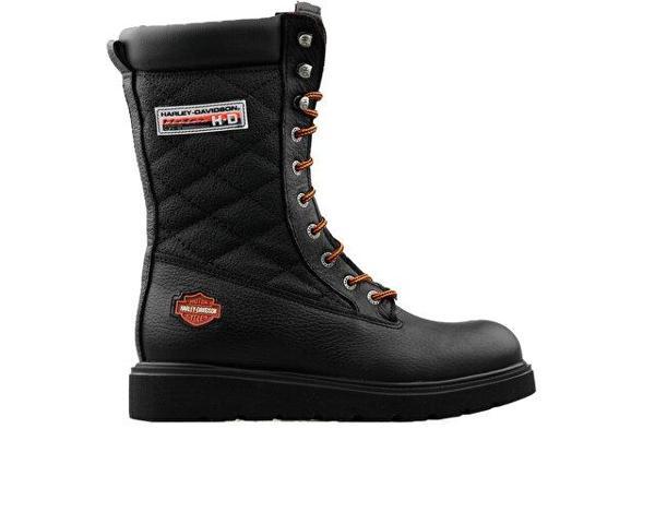 Harley Davidson Katy Kadın Günlük Bot 025Z100627-BLACK-BASKILI-DERI Siyah - Image 1