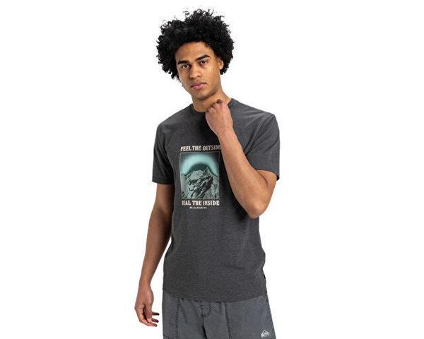 Quiksilver Feel The Outside Ss Tee Erkek Günlük Tişört EQYZT08004-12814 Gri - Image 1