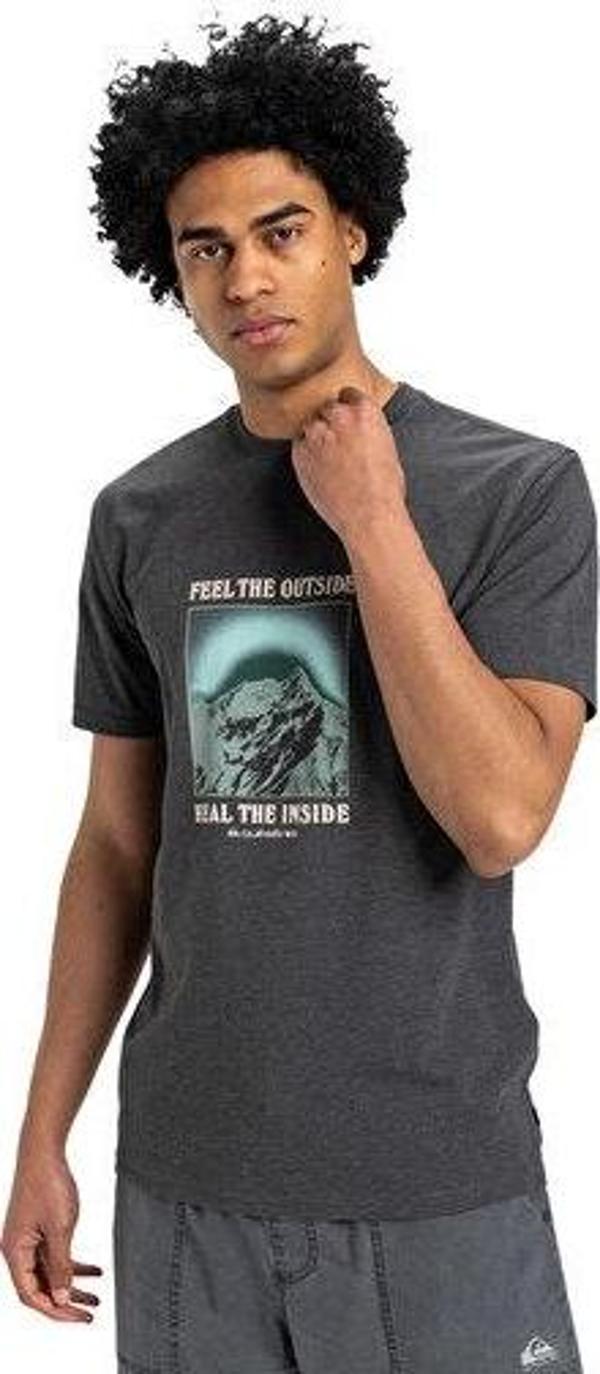 Quiksilver Feel The Outside Ss Tee Erkek Günlük Tişört EQYZT08004-12814 Gri - Image 1