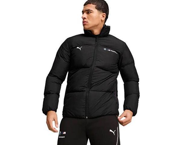 Puma Bmw Mms Ess+ Puffer Jacket Erkek Günlük Mont 62749701 Siyah - Image 1