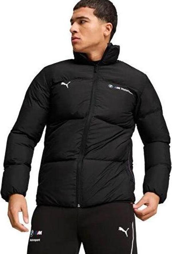 Puma Bmw Mms Ess+ Puffer Jacket Erkek Günlük Mont 62749701 Siyah - Image 1