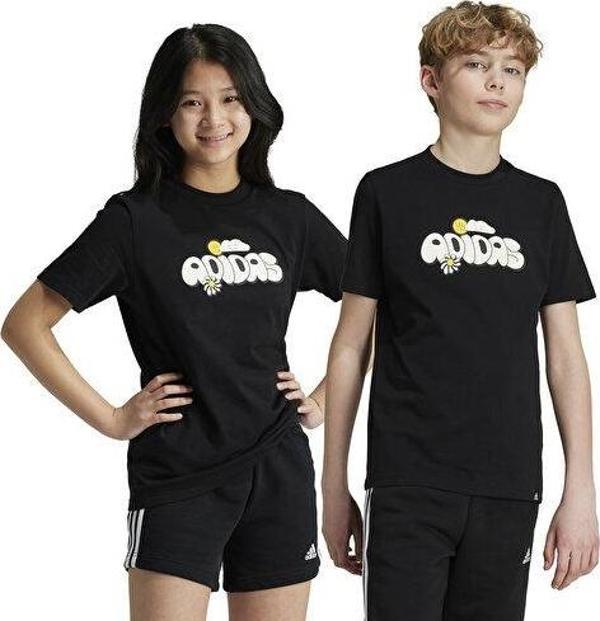 adidas Doodle Pack Çocuk Günlük Tişört IZ0418 Siyah - Image 1