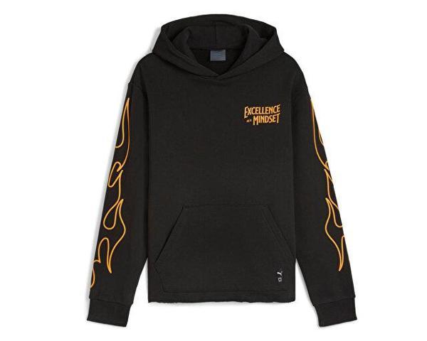 Puma Caution Hoodie Erkek Günlük Sweatshirt 62475901 Siyah - Image 1