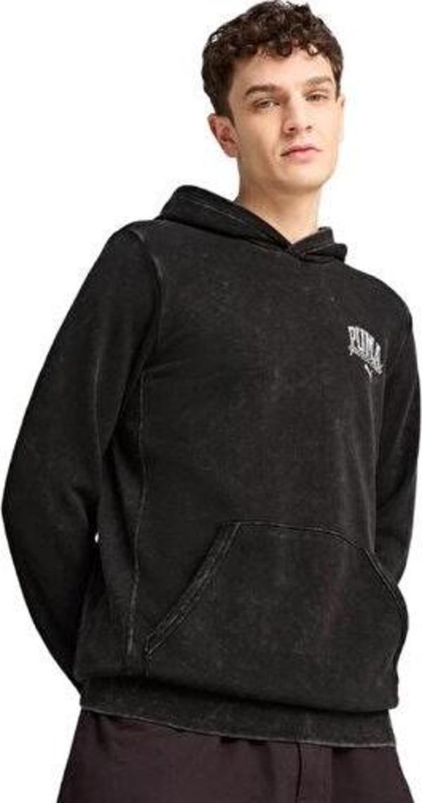 Puma Class Hoodie Erkek Günlük Sweatshirts 68464101 Siyah - Image 1