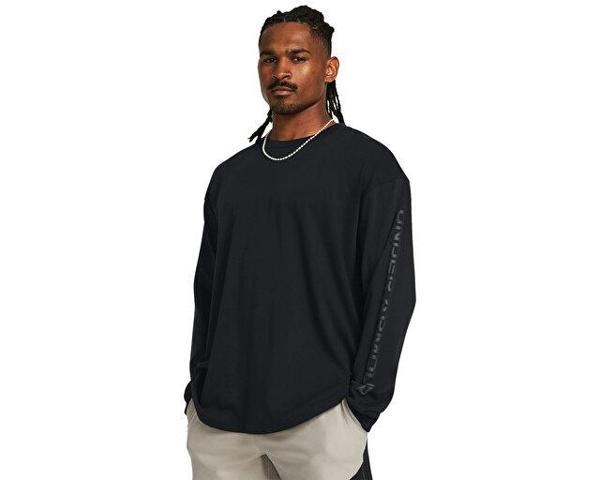 Under Armour Ua Hw Tonal Wordmark Ls Erkek Günlük Uzun Kollu Tişört 1382890-001 Renkli - Image 1