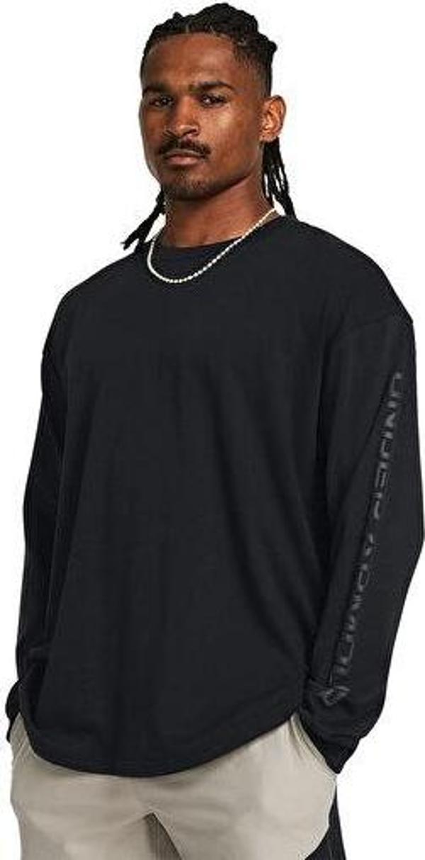 Under Armour Ua Hw Tonal Wordmark Ls Erkek Günlük Uzun Kollu Tişört 1382890-001 Renkli - Image 1
