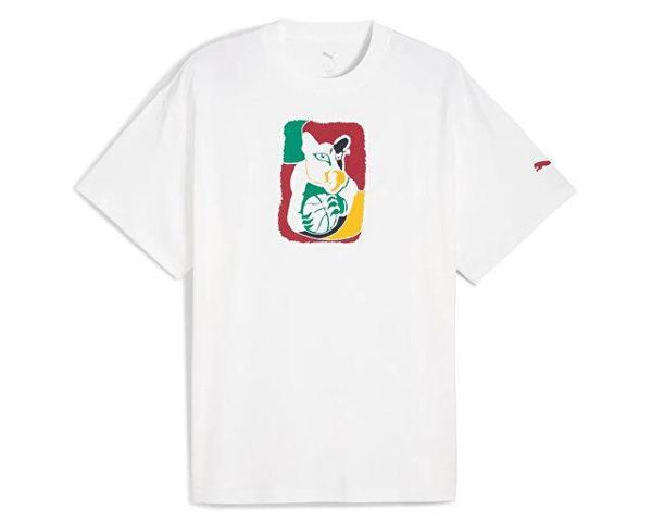 Puma Dylan Exhibit Tee iv Erkek Günlük Tişört 63067301 Renkli - Image 1