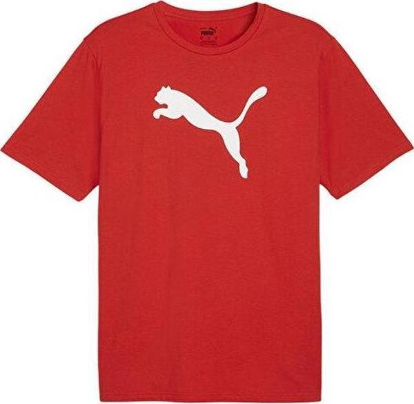 Puma Teamrise Logo Jersey Cotton Erkek Günlük Tişört 65870501 Kırmızı - Image 1