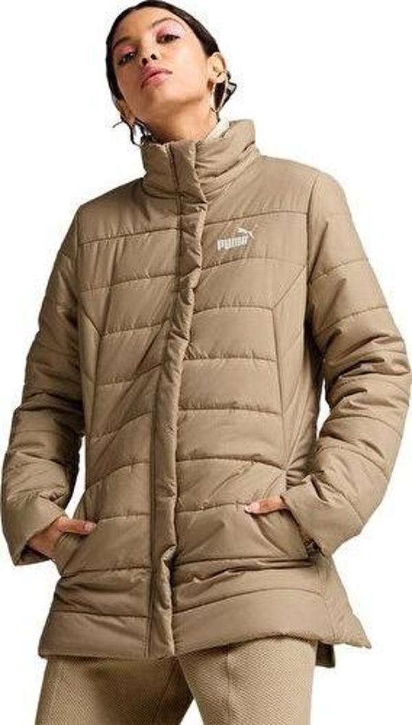 Puma Ess+ Padded Jacket Kadın Günlük Mont 67536467 Kahverengi - Image 1