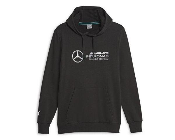 Puma Mercedes Logo Hoodie Erkek Günlük Sweatshirts 62115801 Siyah - Image 1