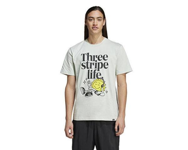 adidas M Positive T Erkek Günlük Tişört IY0731 Yeşil - Image 1