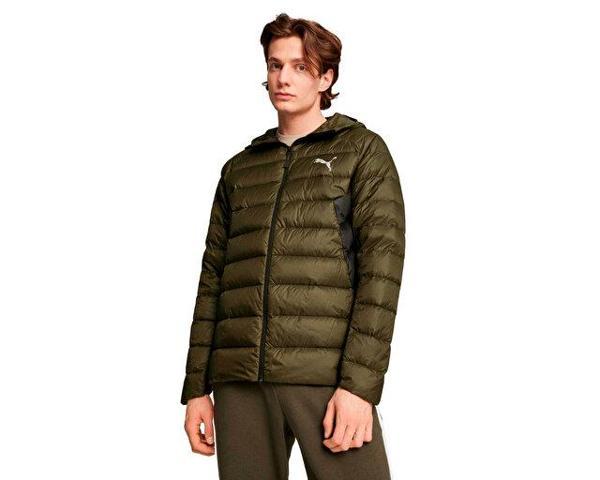 Puma Packlite Down Jacket Erkek Günlük Mont 84935570 Haki - Image 1