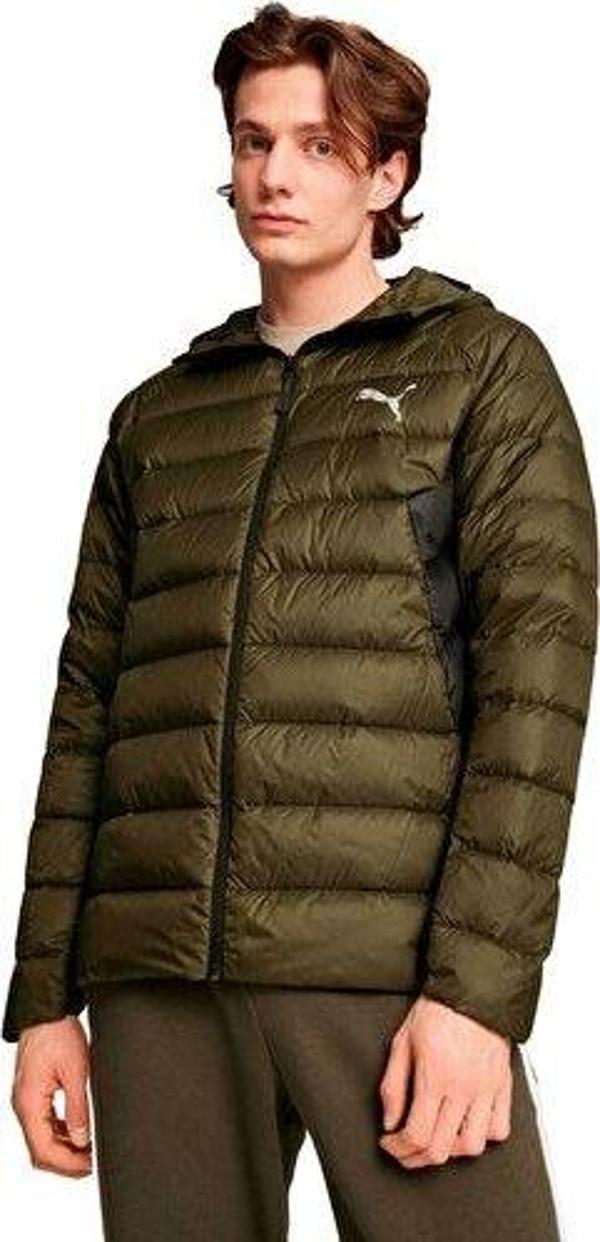 Puma Packlite Down Jacket Erkek Günlük Mont 84935570 Haki - Image 1