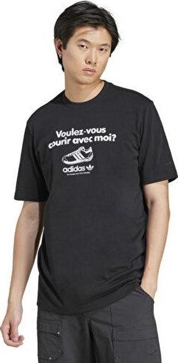 Adidas Grfx Tee Erkek Günlük Tişört JC8366 Siyah - Image 1