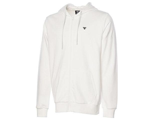 Hummel Hmlt-Ic Icona Zıp Hoodıe Erkek Günlük Sweatshirts 921836-9003 Beyaz - Image 1